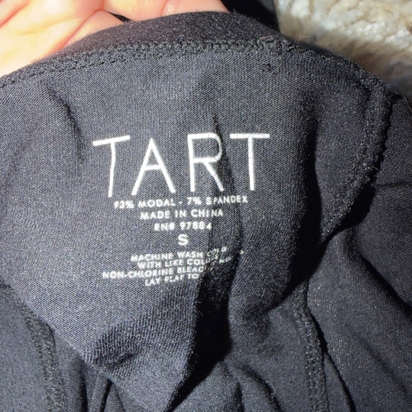 Comfortable Tart Black Modal-Spandex Blend bling metallic goth unique vintage Y2 - Picture 6 of 6